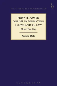 Private Power, Online Information Flows and EU Law_cover