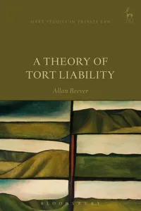 A Theory of Tort Liability_cover