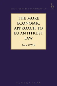 The More Economic Approach to EU Antitrust Law_cover