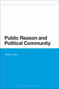 Public Reason and Political Community_cover