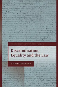 Discrimination, Equality and the Law_cover
