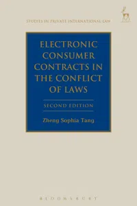 Electronic Consumer Contracts in the Conflict of Laws_cover