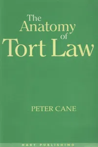 The Anatomy of Tort Law_cover