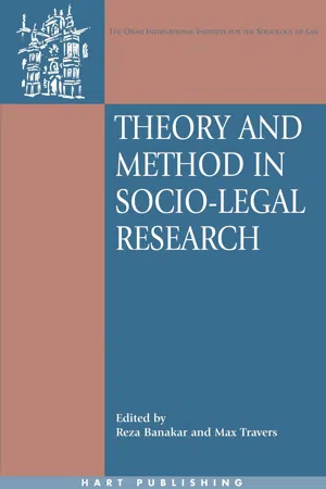 Theory and Method in Socio-Legal Research