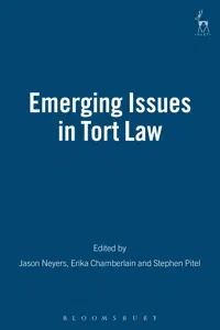 Emerging Issues in Tort Law_cover
