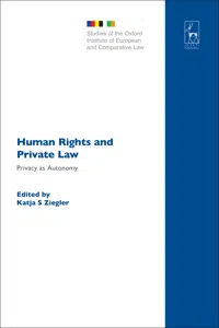 Human Rights and Private Law_cover