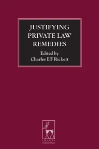 Justifying Private Law Remedies_cover