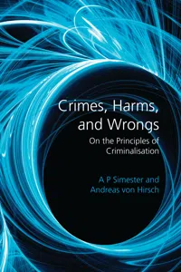 Crimes, Harms, and Wrongs_cover