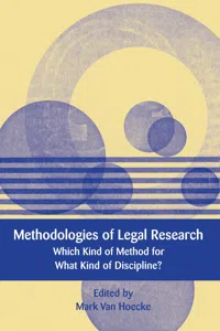 Methodologies of Legal Research_cover