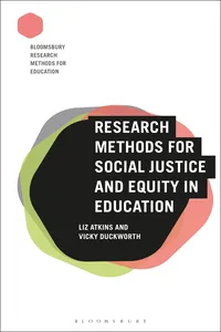 Research Methods for Social Justice and Equity in Education_cover