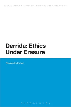 Derrida: Ethics Under Erasure