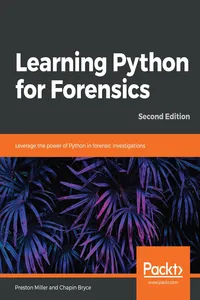 Learning Python for Forensics_cover
