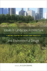 Values in Landscape Architecture and Environmental Design_cover