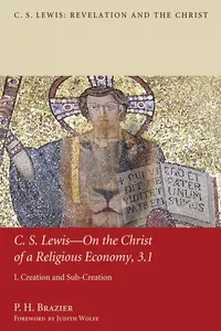 C.S. Lewis—On the Christ of a Religious Economy, 3.1_cover