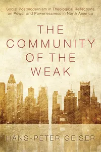 The Community of the Weak_cover