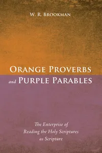 Orange Proverbs and Purple Parables_cover