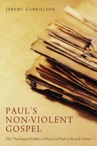 Paul's Non-Violent Gospel_cover