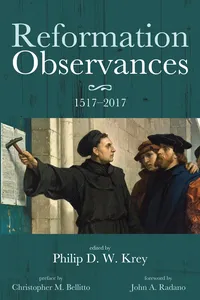 Reformation Observances: 1517–2017_cover