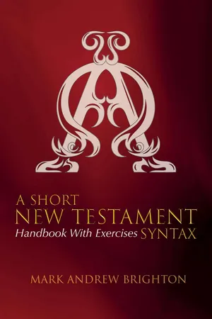 A Short New Testament Syntax