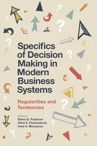 Specifics of Decision Making in Modern Business Systems_cover