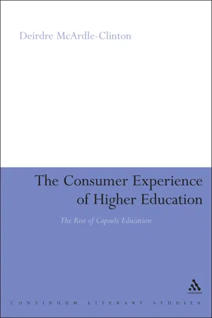 The Consumer Experience of Higher Education