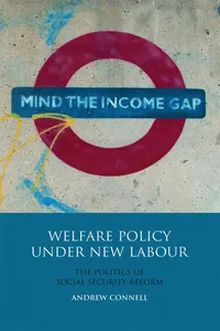 Welfare Policy Under New Labour_cover