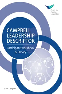 Campbell Leadership Descriptor Participant Workbook & Survey_cover