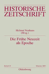 Die Frühe Neuzeit als Epoche_cover