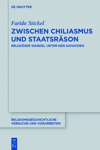 Zwischen Chiliasmus und Staatsräson_cover