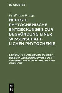 Anleitung zu einer bessern Zerlegungsweise der Vegetabilien durch Theorie und Versuche_cover