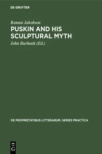 Puskin and his Sculptural Myth_cover