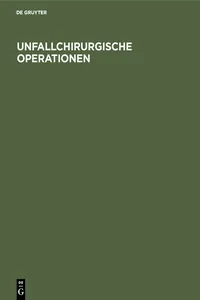 Unfallchirurgische Operationen_cover