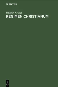 Regimen Christianum_cover