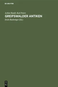 Greifswalder Antiken_cover