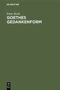 Goethes Gedankenform_cover