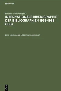 Philologie, Literaturwissenschaft_cover