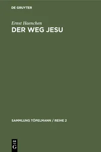 Der Weg Jesu_cover