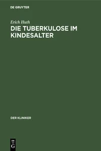 Die Tuberkulose im Kindesalter_cover