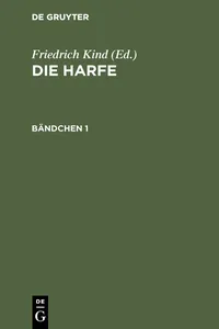 Die Harfe. Bändchen 1_cover