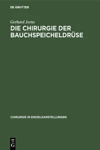 Die Chirurgie der Bauchspeicheldrüse_cover