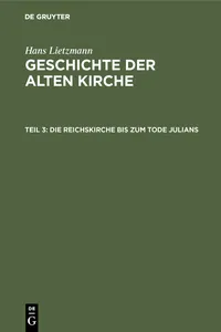 Die Reichskirche bis zum Tode Julians_cover