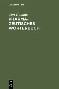 Pharmazeutisches Wörterbuch_cover