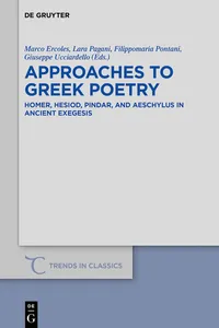 Approaches to Greek Poetry_cover