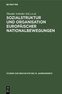 Sozialstruktur und Organisation europäischer Nationalbewegungen_cover