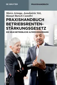 Praxishandbuch Betriebsrentenstärkungsgesetz_cover