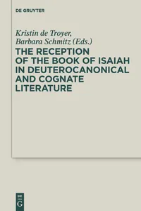 The Early Reception of the Book of Isaiah_cover