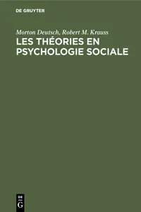 Les théories en psychologie sociale_cover