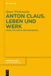 Anton Claus. Leben und Werk_cover