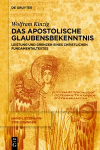 Das Apostolische Glaubensbekenntnis_cover