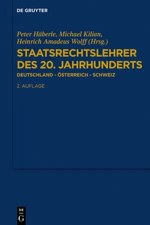 Staatsrechtslehrer des 20. Jahrhunderts